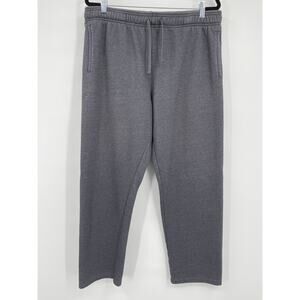 FILA Gray Drawstring Waist Sweat Pants Womens Large Pockets Warm Comfy Winter